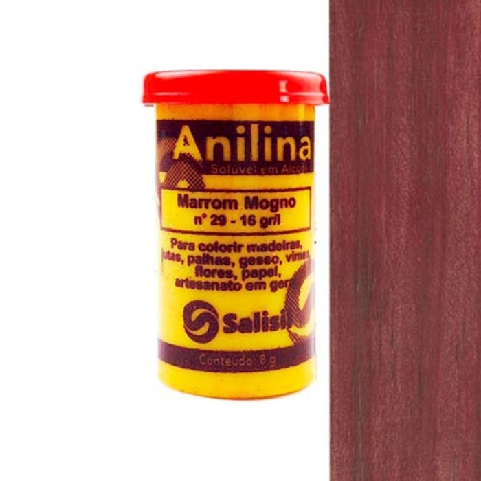 Anilina Em Po Salisil 8gr 29 Marrom Mogno Crisart Anilina Em Po Salisil 8gr 29 Marrom Mogno Crisart