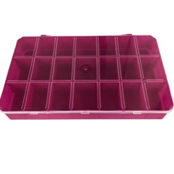 Caixa Organizadora  21 Divisórias  3X18 CM - Pink
