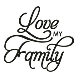 Carimbo Litoarte CLP-050 Love my Family