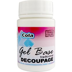 Cola Gel Base para Decoupage 80mL True Colors