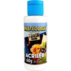 Cola Multcolage Têxtil Acrilex 60g