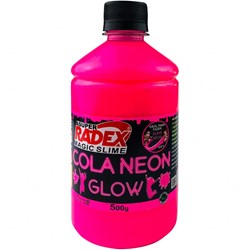 Cola Neon para Slime 500g REF.7308 Rosa