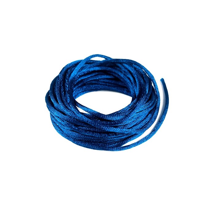 Cordão de Cetim Azul Royal CC005 - com 5 metros