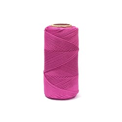 Cordão encerado fino Pink CER-16 - rolo com 100 metros