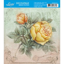 Decoupage Adesivo Litoarte DAXV-017 Love Rose