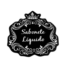 Etiqueta Sabonete Liquido ESL05 Prata - com 1 unidade