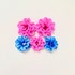 Flor de Papel Kit Pink e Blue  - 5 Unidades
