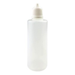 Frasco Plástico Transparente para Liquidos 100mL 028409