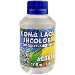 Goma Laca Incolor Acrilex 100mL.