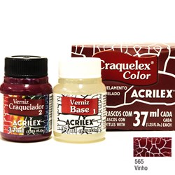 Kit Craquelex Color Acrilex 37mL - 565 Vinho