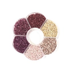 Kit Vidrilhos Grape Colors - Caixa Flor com 70g