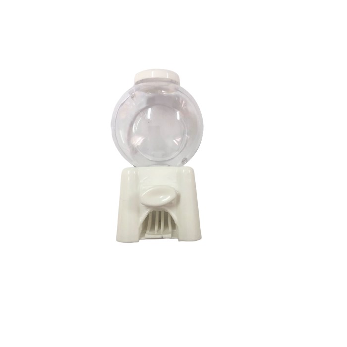 Mini Baleiro Candy Plástico 10cm Base Branca