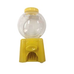 Mini Baleiro Candy Plástico Base Amarela