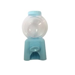 Mini Baleiro Candy Plástico Base Azul Claro