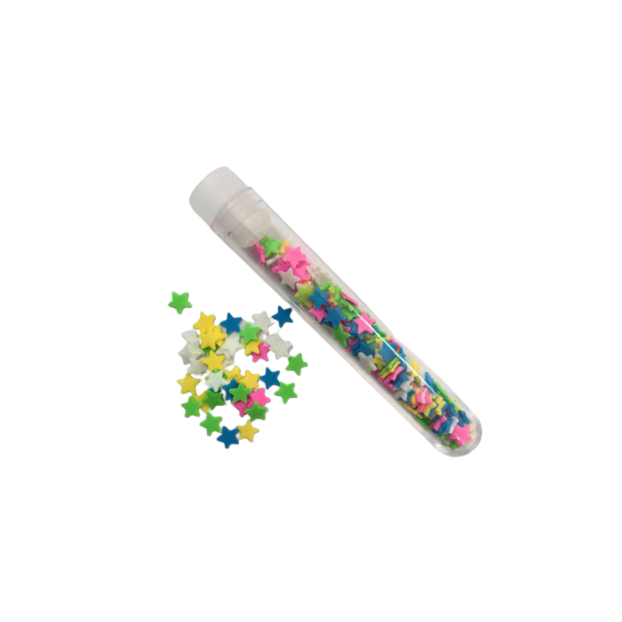 Mini Estrela para Shaker Box - Tubete com 2,5 Gramas