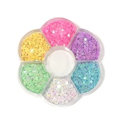 Mini Paetê Kit Candy Colors - Estrela - Caixa com 30g