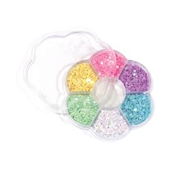 Mini Paetê Kit Candy Colors - Estrela - Caixa com 30g