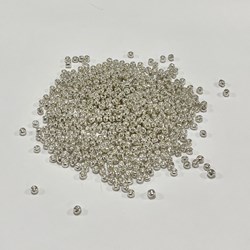 Missangão Metalizado Prata 3,6 mm - 25 g