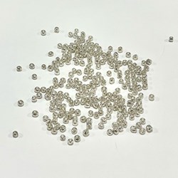 Missangão Metalizado Prata 3,6 mm - 25 g