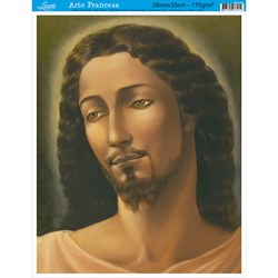 Papel para Arte Francesa Média Litoarte AFM-056 Jesus Cristo II