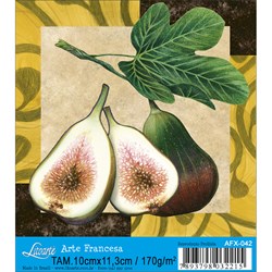 Papel para Arte Francesa Quadrado Litoarte AFX-042 Fruta