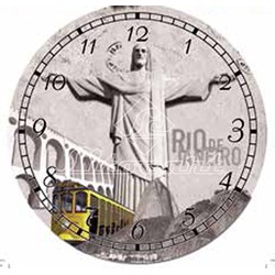 Papel para Decoupage Redondo LDR-31 Rio de Janeiro