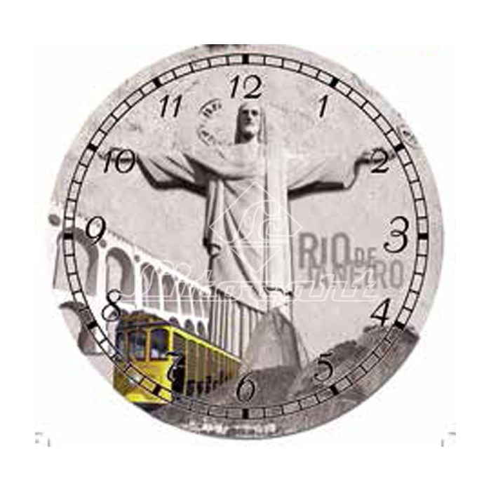 Papel para Decoupage Redondo LDR-31 Rio de Janeiro