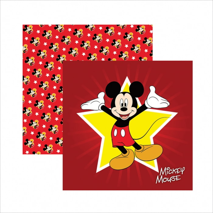 Papel para Scrap Dupla Face Disney SDFD011 Mickey Mouse Mouse Guirlanda