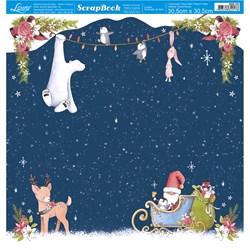 Papel para Scrapbook Natal SDN-154 Celebração de Natal
