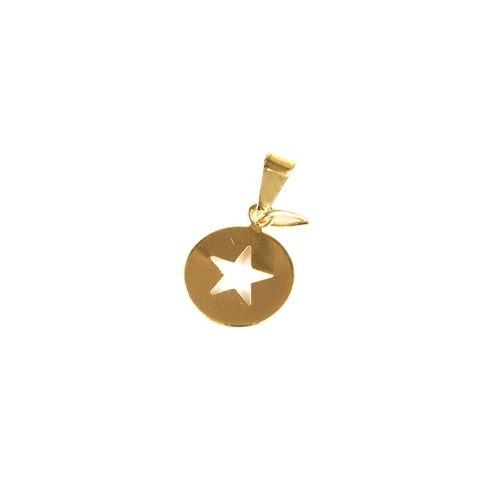 Pingente Banhado a Ouro - Estrela Pequena Príncipe