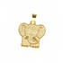 Pingente Banhado a Ouro PBO-083 Elefante