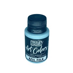Tinta Acrilica Art Colors 60ml - Azul Folk 7567 - True Colors
