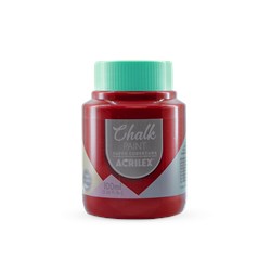 Tinta Chalk PAINT super cobertura Acrilex 100mL - 816 Vermelho Nepal