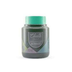 Tinta Chalk PAINT super cobertura Acrilex 100mL - 842 Cimento