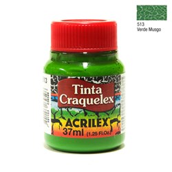 Tinta Craquelex Acrilex 37mL - 513 Verde Musgo