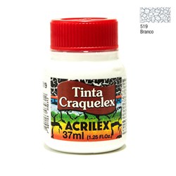 Tinta Craquelex Acrilex 37mL - 519 Branco