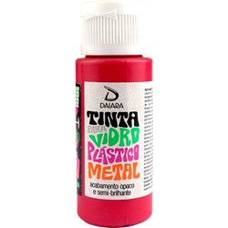 Tinta para Vidro, Plástico e Metal 60mL Daiara - 10 Cereja