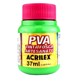 Tinta PVA Fosca para Artesanato Acrilex 37mL - 510 Verde Folha