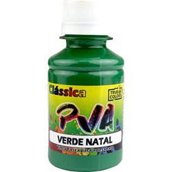Tinta PVA Fosca para Artesanato True Colors 100mL - 7104 Verde Natal