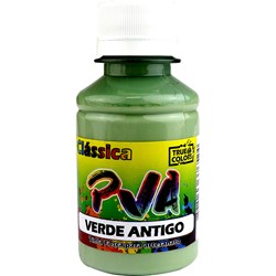Tinta PVA Fosca para Artesanato True Colors 100mL - 7106 Verde Antigo