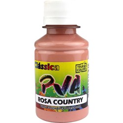 Tinta PVA Fosca para Artesanato True Colors 100mL - 7107 Rosa Country