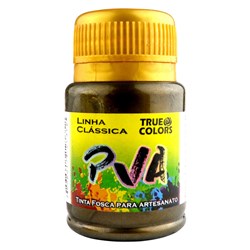 Tinta PVA Metal True Colors 37mL - 7981 Ouro Negro