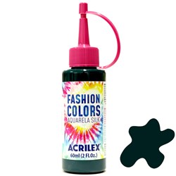 Tinta Tecido Acrilex Aquarela Silk Fashion Colors 60ml - 511 Verde Bandeira
