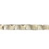Tira Siliconada TR-04 Strass Cristal/Chaton Branco 39 cm- 1,0 cm
