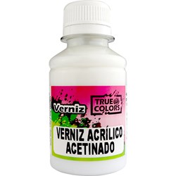 Verniz Acrílico Acetinado True Colors 100mL