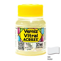 Verniz Vitral Acrilex 37mL - 500 Incolor