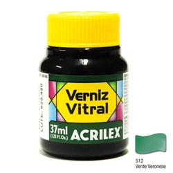 Verniz Vitral Acrilex 37mL - 512 Verde Veronese